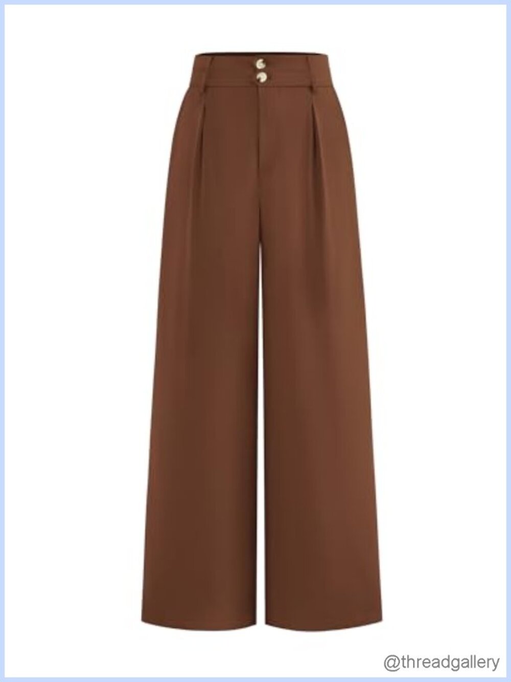 Wide Leg Dress Pants High Waisted Pleated Trousers Business Casual